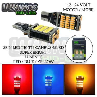 Master619store Super terang Lampu Motor/Mobil T15  45smd Lampu Led Sein Lampu Kota Lampu Senja Mobil Bisa Untuk Motor Sangat Terang Dekorasi Mobil Otomotiv Bisa COD
