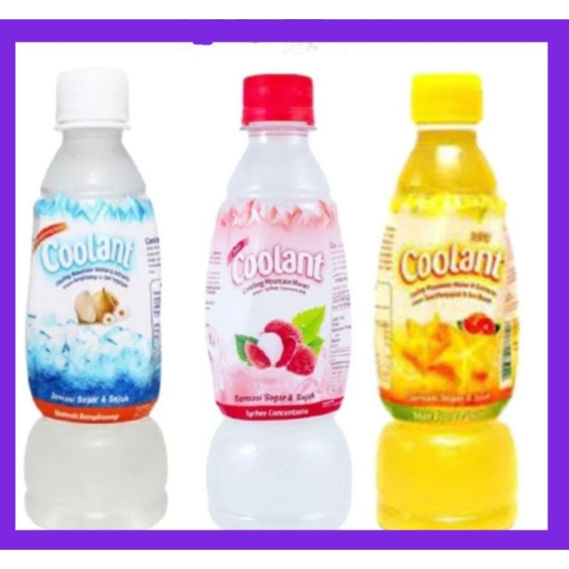 COOLANT COOLING MOUNTAIN WATER MINUMAN ISOTONIK RASA BENGKOANG | LECI | BELIMBING NETTO 350 ML