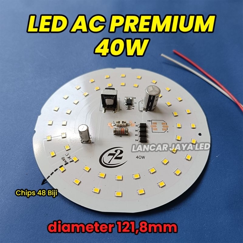 PCB LED AC Premium 40watt