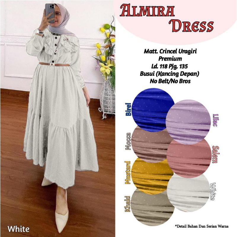 ALMIRA DRES GAMIS WANITA TERBARU