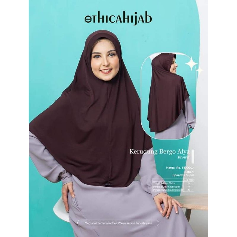 Bergo Alya Ethica hijab