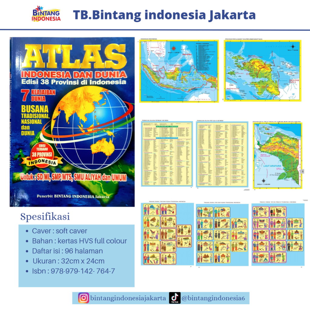 buku ATLAS besar 38Provinsi