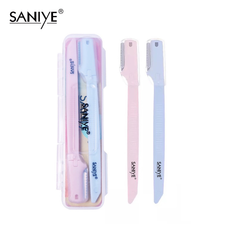 【Official Outlet】SANIYE Pencukur Alis Pisau Cukur Pengerok Alis Perapih Alis Wanita Silet Alis Eyebrow B1182