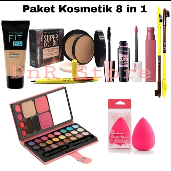 Paket Kosmetik Super Varian Lengkap / Paket Kosmetik / Paket Kecantikan / Kosmetik / Kecantikan / Make Up Lengkap / Kuas Make Up / Kecantikan Wanita