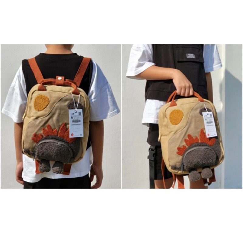 RANSEL ANAK ZARA DINO IMPORT - backpack anak - ransel anak zara dino