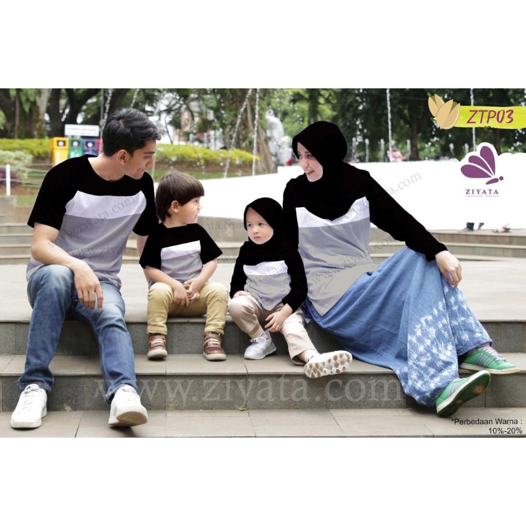 KAOS COUPLE KAOS KELUARGA KOMPAK  MODEL TERBARU NO SABLON MERAH PUTIH HIJAU LUMUT