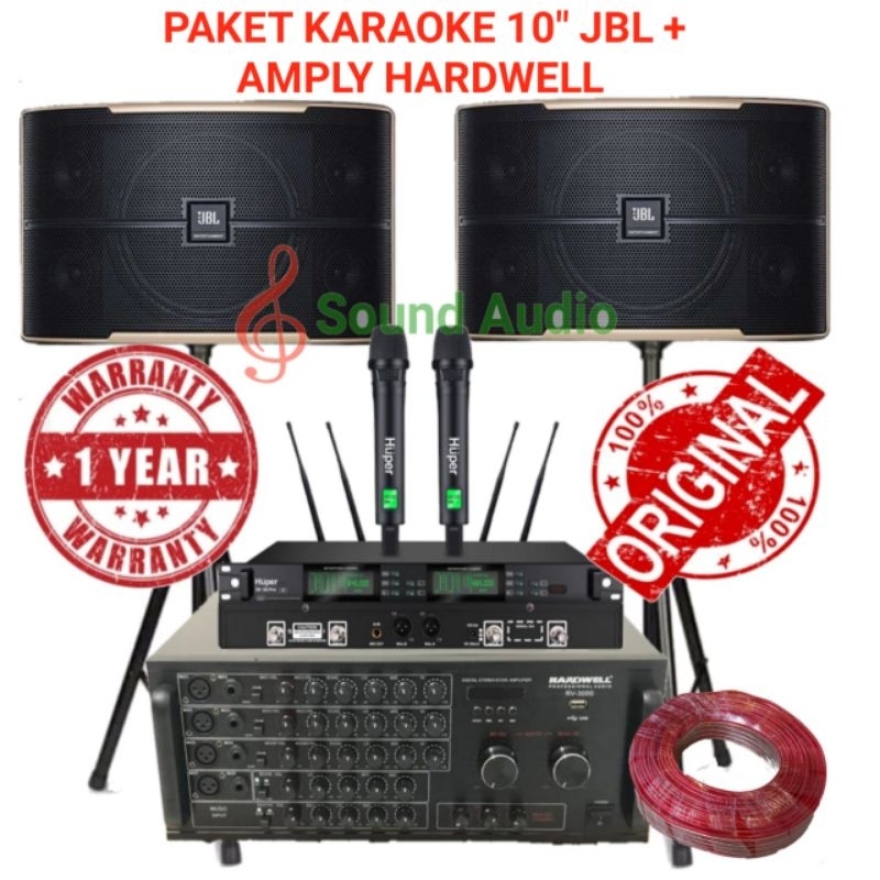 paket speaker JBL 10 inch amply hardwell