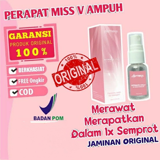DERMAYU INTIMATE SPRAY KEWANITAAN ORIGINAL BER BPOM