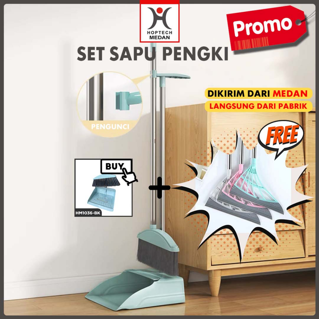 Set Sapu Pengki Alat Pembersih Debu | Broom Set Dustpan SB Set Sapu Pengki Alat Pembersih | Sapu Ajaib