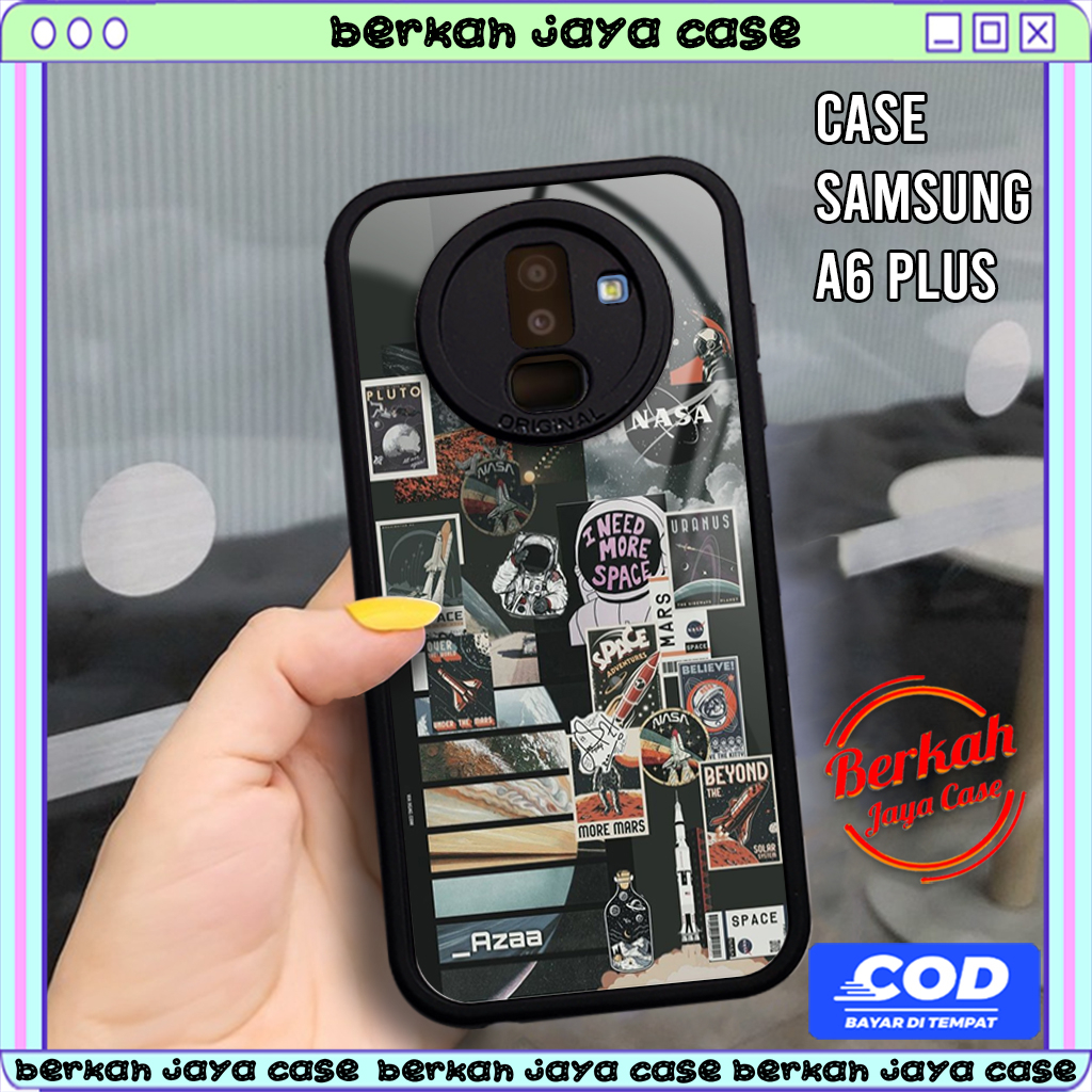 Case Hp Samsung A6 Plus Casing Samsung A6 Plus Case NASA01 Case Hp Lucu Case Aesthetic Case Anime Ca