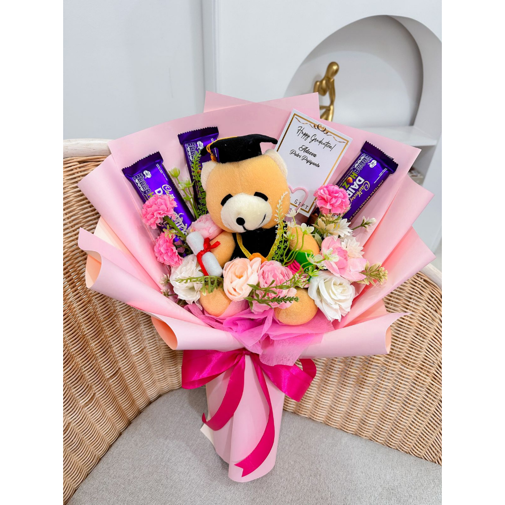 

Bouquet Coklat Cadbury / Buket Bunga Wisuda Graduation Gift is