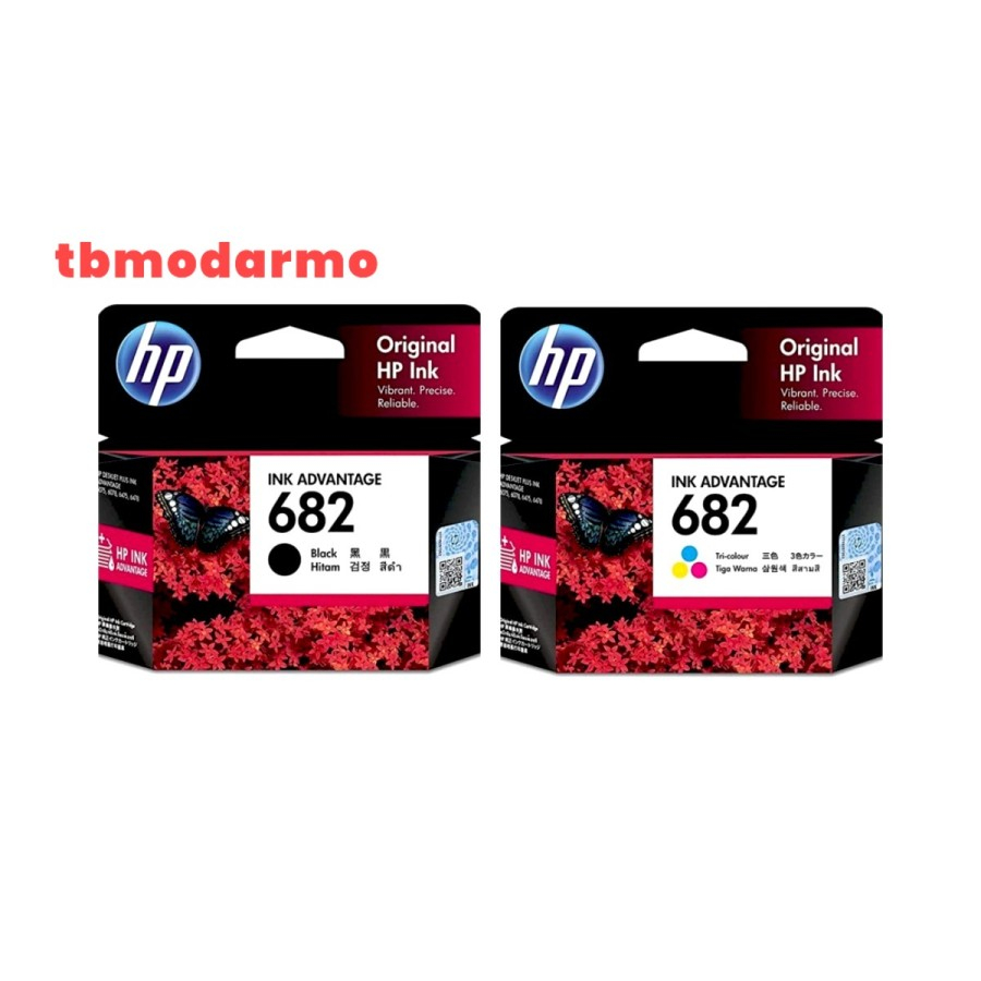 Tbmo Inkjet HP Color Black 682 / Tinta Catridge
