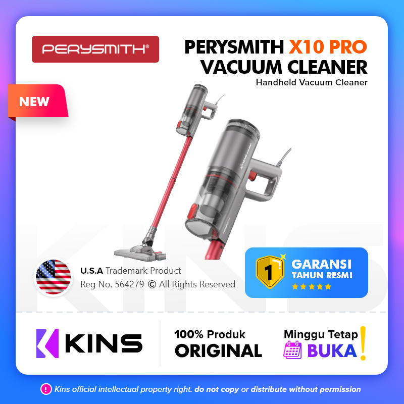 PerySmith X10 Pro Handheld Vacuum Cleaner Portable Penyedot Debu Vacum