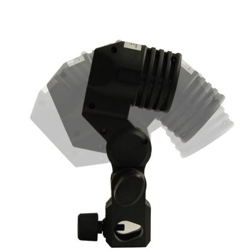 Lamp Holder Lampu Foto Soket E27 dengan Dudukan Payung 1 PCS - HQ-DZ1 - Black