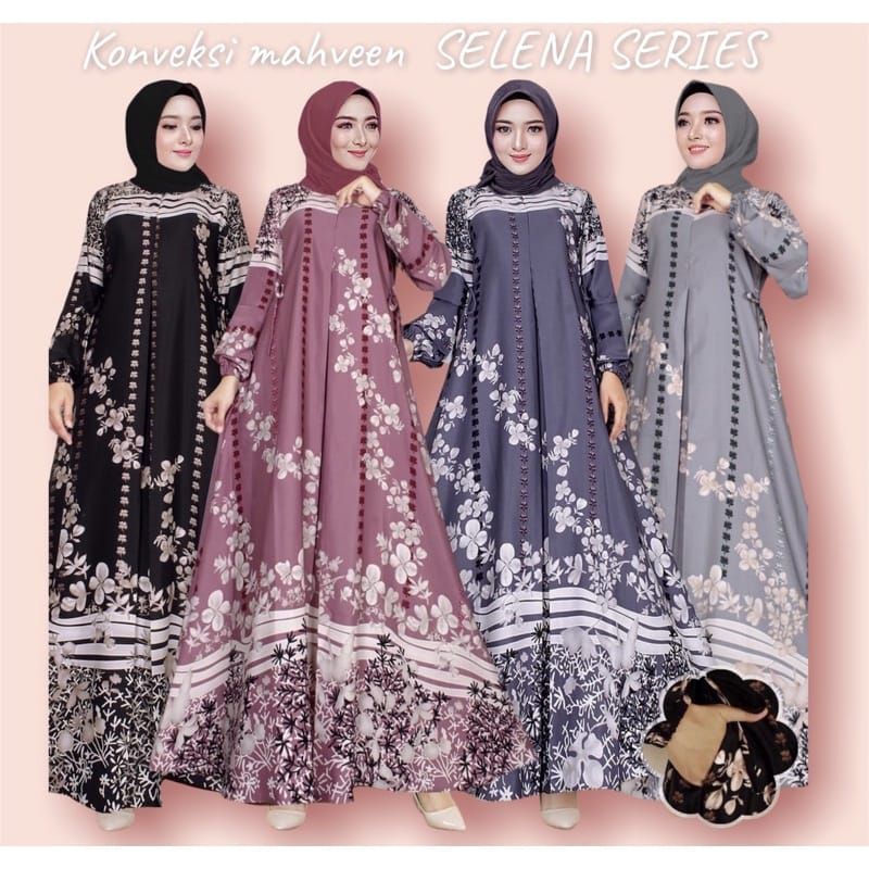 [Fashion Muslim] Gamis HYGET TUMPAL motif dress murah kekinian terlaris