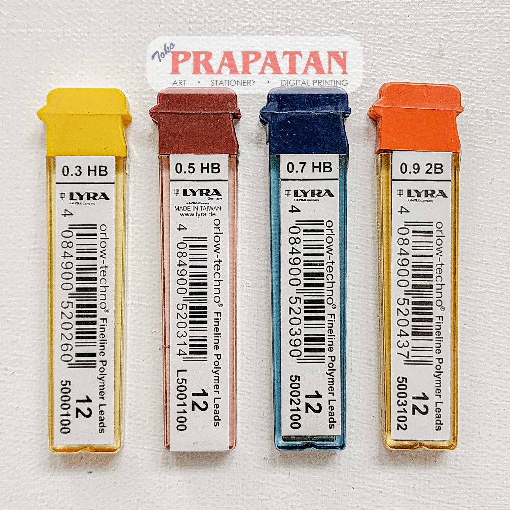 

Lyra Orlow Techno Fineline Mechanical Pencil Lead Refill | Isi Pensil Mekanik