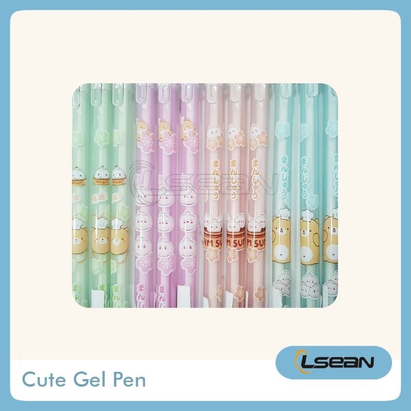 ALAT TULIS PULPEN GEL 0.5 MM BOLPEN MEKANIK SEKOLAH KANTOR MOTIF LUCU