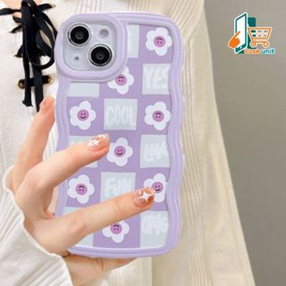 SS125 SOFTCASE SILIKON GELOMBANG MOTIF SMILE FLOWER FOR SAMSUNG A24 4G CS5960