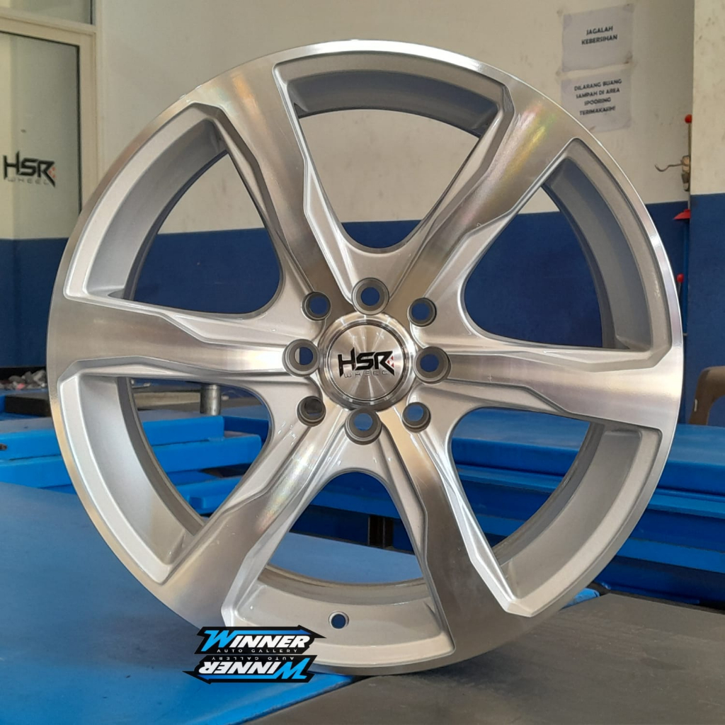 Velg Racing Mobil Nisaan Livina Ring 17 | Velg Hsr Tulehu R17 Silver