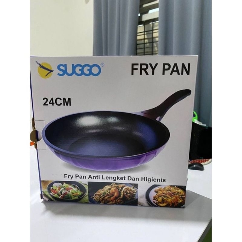 KD 1 Fry pan Wajan Penggorengan Anti Lengket 24cm / Frypan Suggo 24Cm Teflon