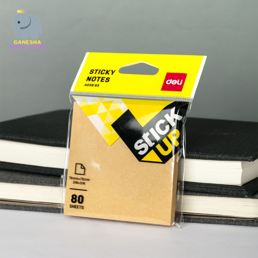 

ATK : Stick Note Deli Craft Sticky Note Coklat Memo Note Coklat Stick Note Deli A03893