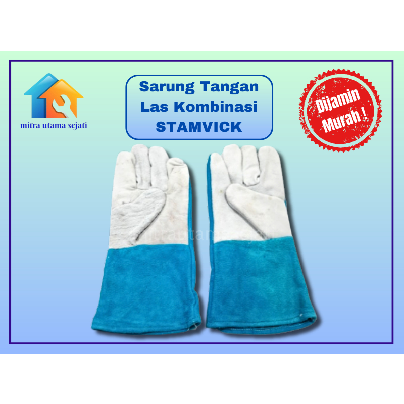 Sarung Tangan Las Kombinasi Stamvick Welding Gloves Safety Gloves