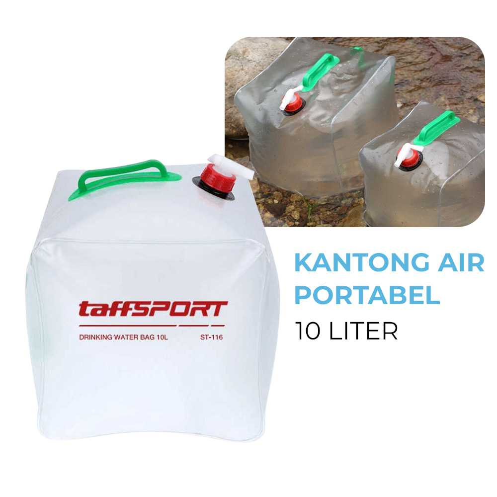 TaffSPORT Kantong Air Portable Camping Water Storage 10 Liter dan 20 Liter