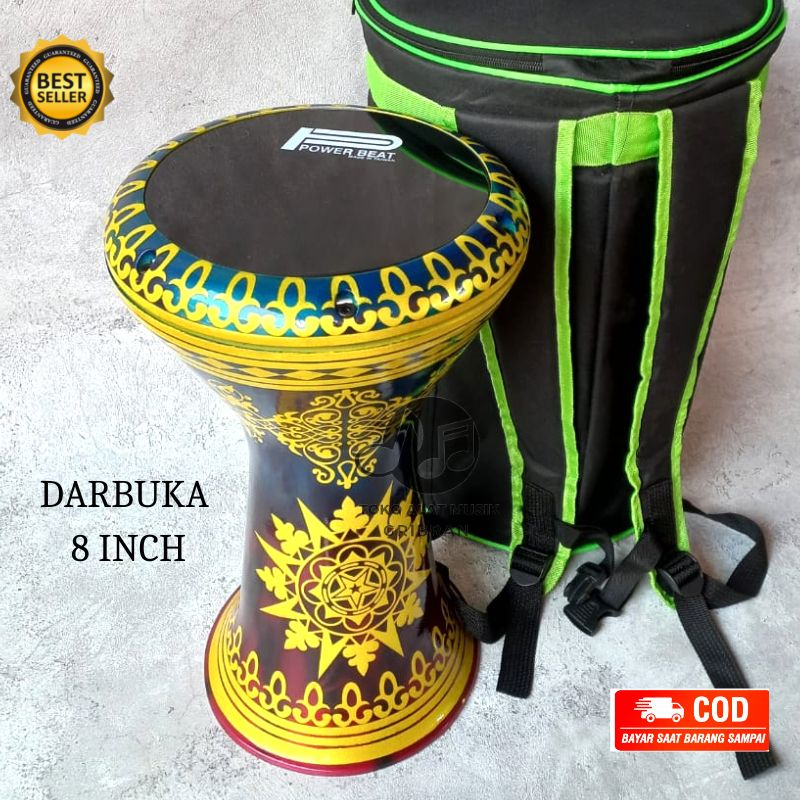 Darbuka almunium cor ukuran 8  in dumbuk