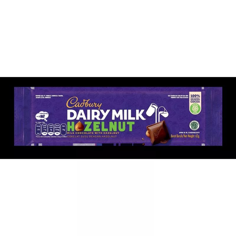 

Dairy milk hazelnut (62 gr)