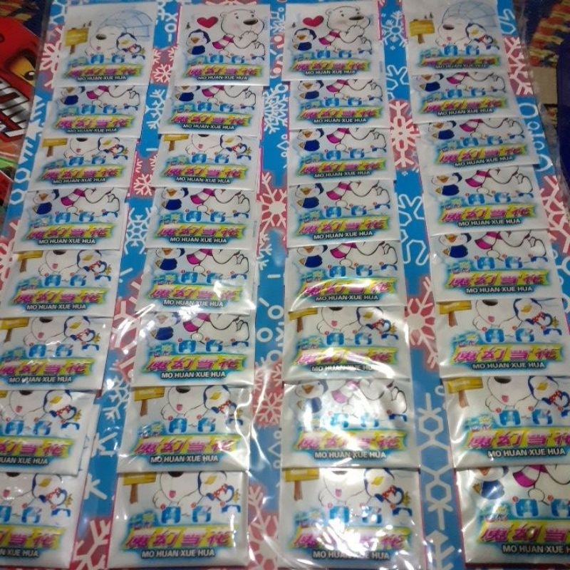 MAINAN ANAK SALJU HEBOH SNOW/SALJU AIR/SALJU SALJUAN/SALJU MAINAN isi 32pcs/Lembar