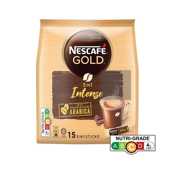 Nescafe Gold 3 in 1 Intense With Golden Roasted Arabica 15 x 34 Gram