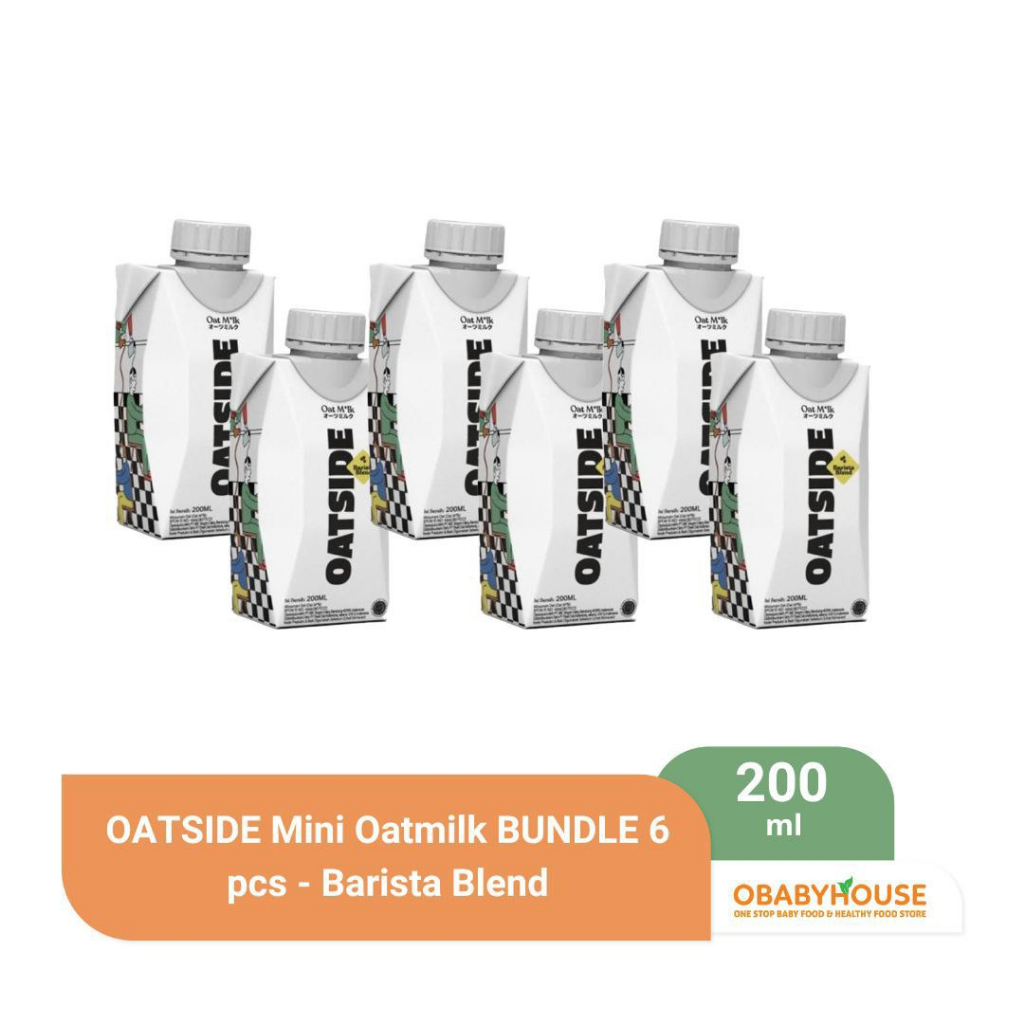 OATSIDE Mini Oatmilk 200 ml BUNDLE 6 pcs - Barista Blend