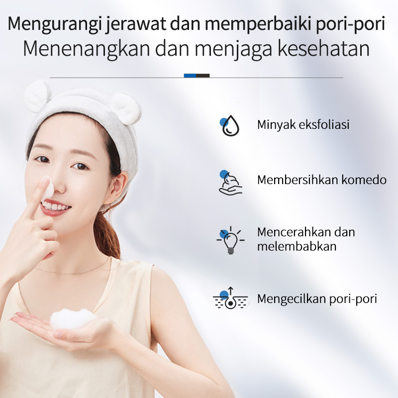 Asam salisilat pembersih wajah menyeimbangkan air dan minyak dalam membersihkan pori-pori untuk pria dan wanita jerawat pelembab jerawat menghilangkan minyak menghilangkan komedo dan tungau