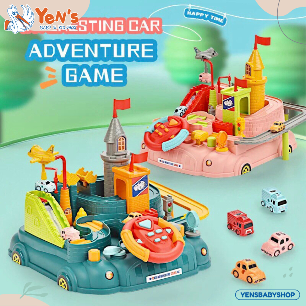 FUNNY ADVENTURE SET - Mainan Mobil Track Edukasi Motorik Anak