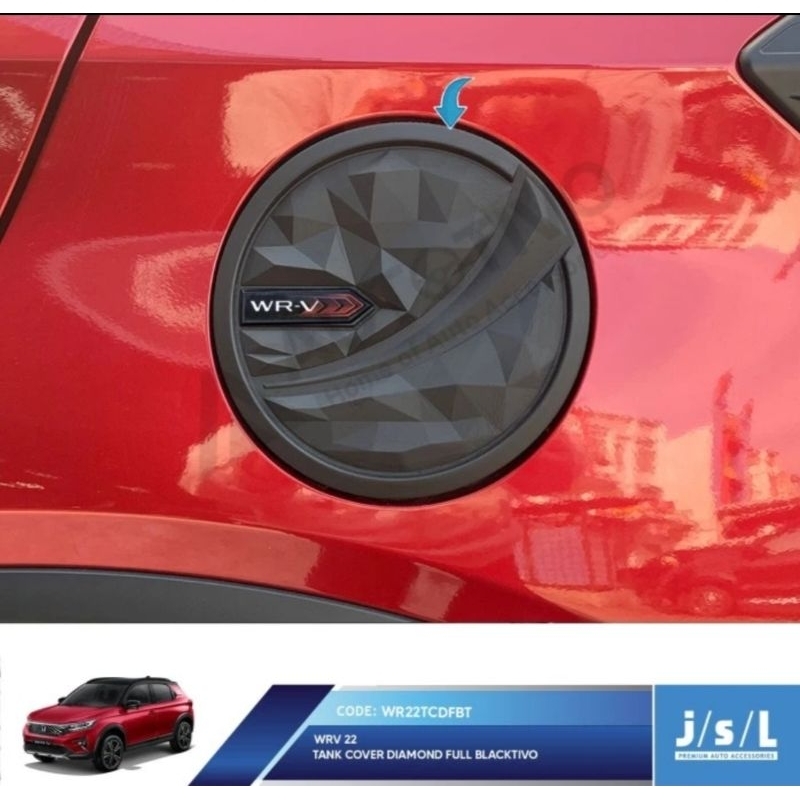 Tank Cover Diamond Honda WRV 2022 Full Blacktivo