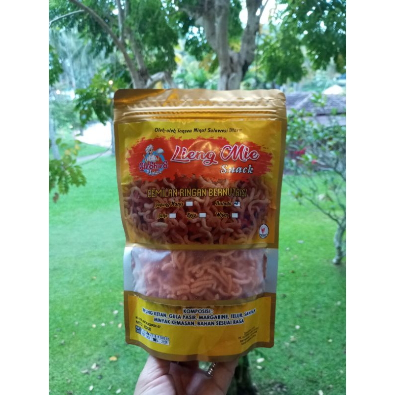 

Lieng Mie Snack rasa Balado Manis Pedas