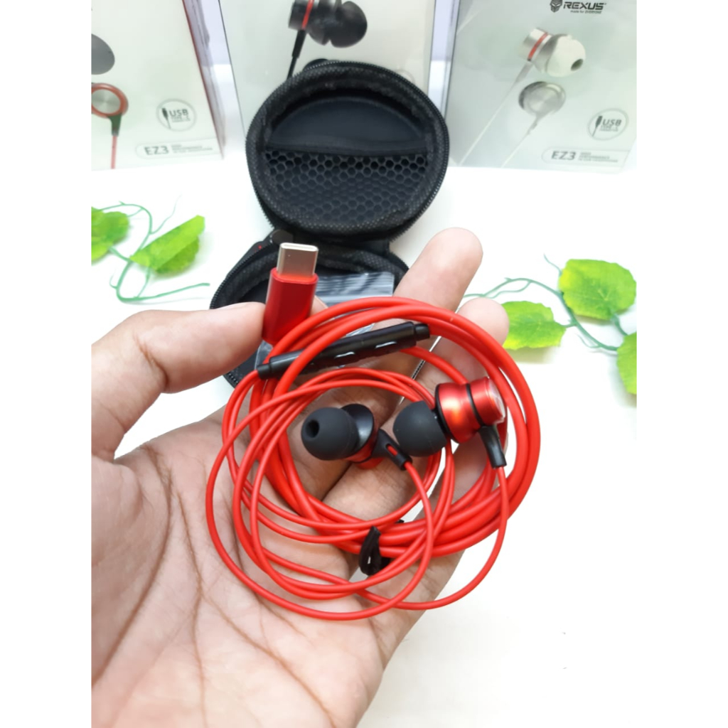 Headset Earphone Rexus EZ3 Type C