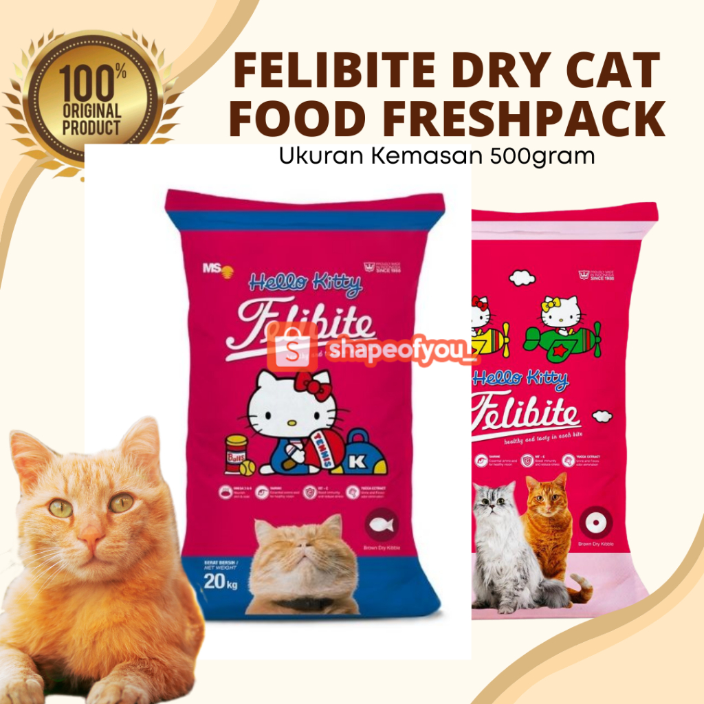 Felibite 500gram Makanan Kucing Freshpack 500Gram