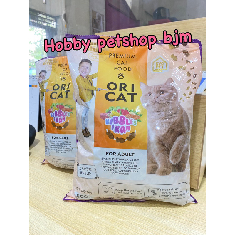 Oricat 800gr - makanan kucing ori cat 800 gr cat food adult pakan