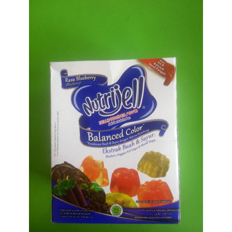 

Nutrijel Rasa Blueberry Isi 12 Sachets 180g