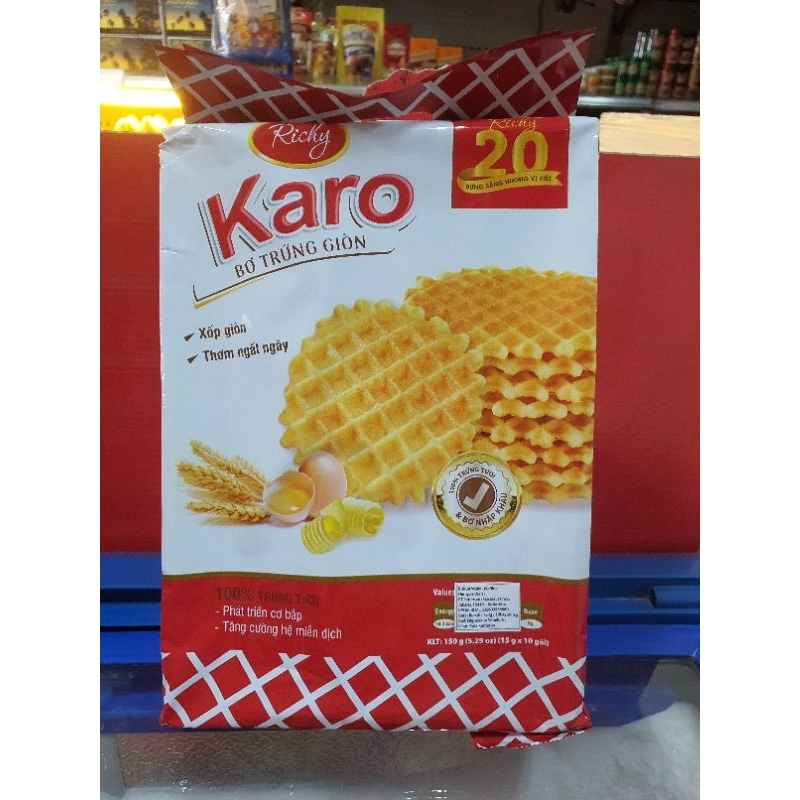 

Richy Karo Crispy Butter Waffles 150gr