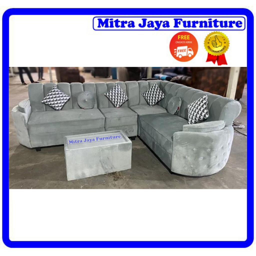 SOFA MINIMALIS /SOFA L SUDUT MODERN