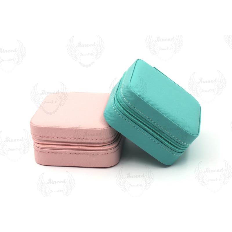 Aineed | Kotak Mini Perhiasan -Penyimpanan Perhiasan Jewelry Box - Kotak Travel Jewelry - Kotak Trav