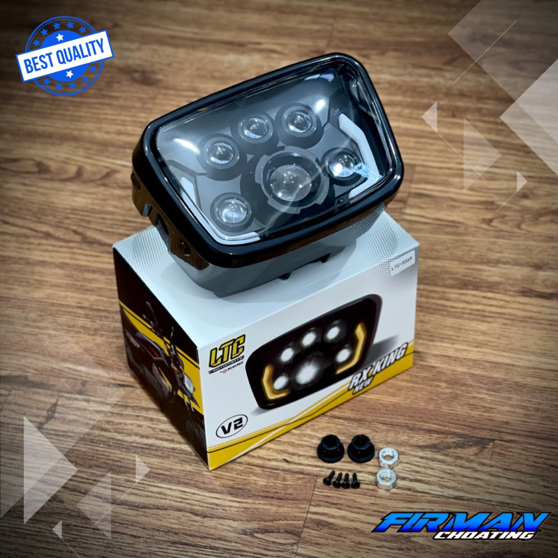 LAMPU LED DAYMAKER RX KING SCORPIO SET SIAP PAKAI