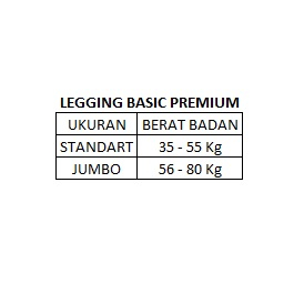 Legging Wanita Polos / Legging Basic / Lejing / Legging Basic Standar