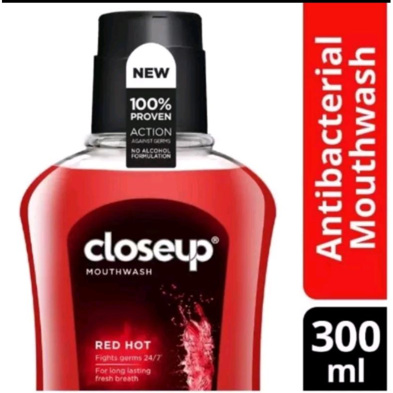 Closeup Mouthwash Red Hot 300ml