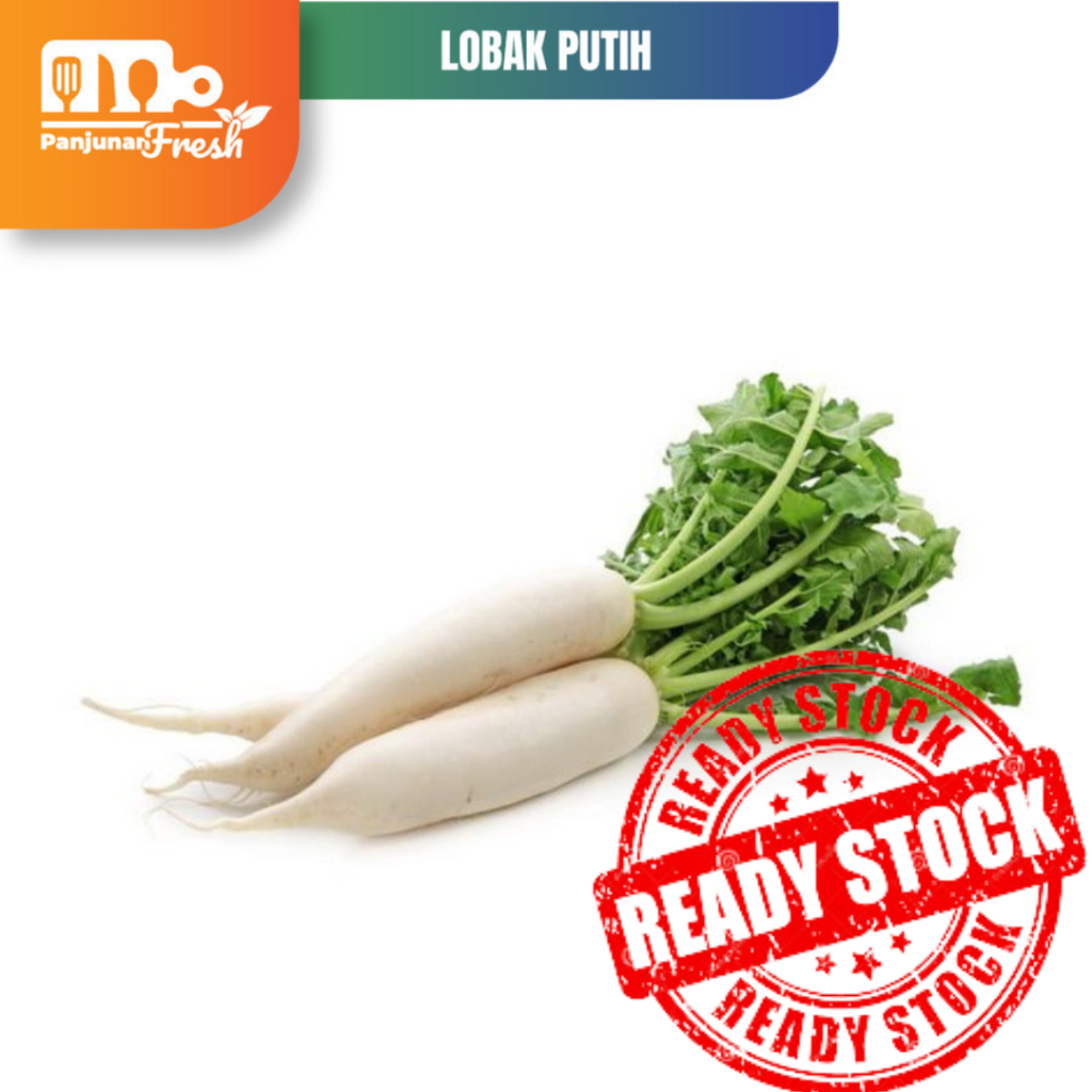 

LOBAK PUTIH SEGAR [SAYURAN SEGAR] 1 KG FRESH