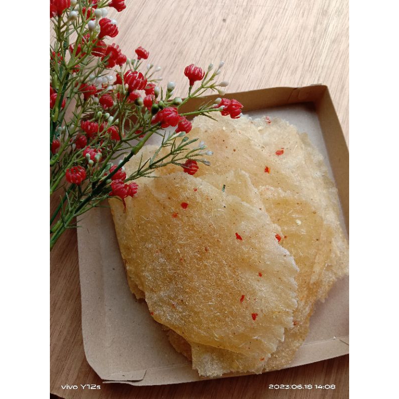 

20 pics Kerupuk enye/keripik/kecimpring/gurih/homemade