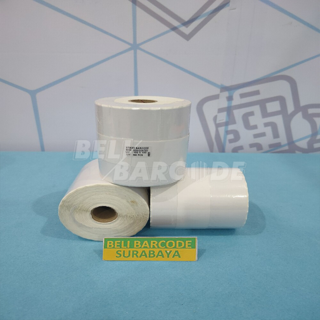 Label Semicoated 100 x 150 / 100x150 mm / 100x150mm 1Line 500pcs Resi