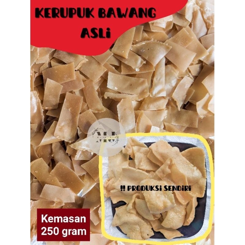 

[250 gr] Krupuk Bawang | Kerupuk Ketumbar | Kerupuk Mentah | Kerupuk Bawang Mentah